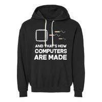 Programmer Developer Software Funny Computer Engineering Garment-Dyed Fleece Hoodie
