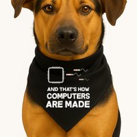 Programmer Developer Software Funny Computer Engineering USA-Made Doggie Bandana