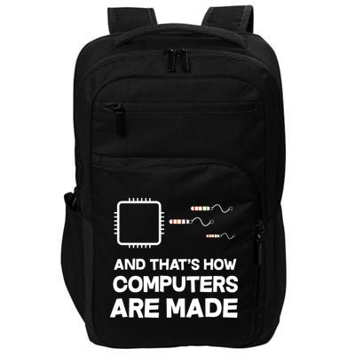 Programmer Developer Software Funny Computer Engineering Impact Tech Backpack