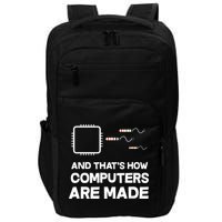Programmer Developer Software Funny Computer Engineering Impact Tech Backpack