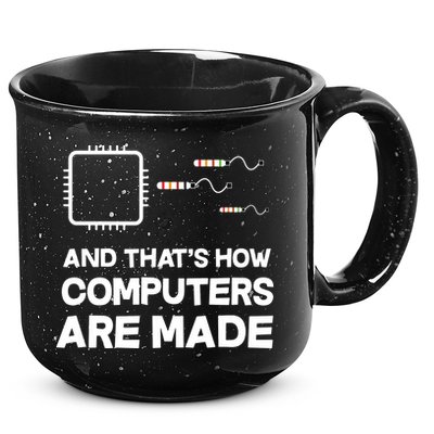 Programmer Developer Software Funny Computer Engineering 15oz Campfire Ceramic Mug