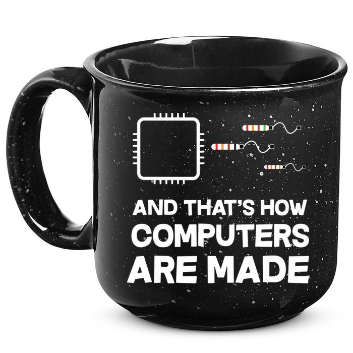 Programmer Developer Software Funny Computer Engineering 15oz Campfire Ceramic Mug