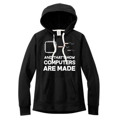Programmer Developer Software Funny Computer Engineering Women's Fleece Hoodie
