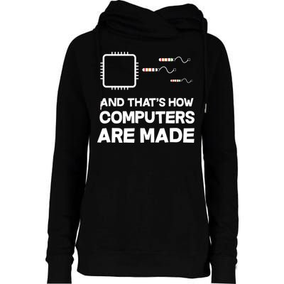 Programmer Developer Software Funny Computer Engineering Womens Funnel Neck Pullover Hood