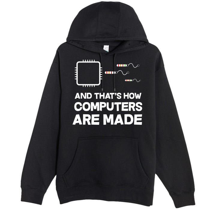 Programmer Developer Software Funny Computer Engineering Premium Pullover Hoodie