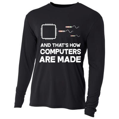 Programmer Developer Software Funny Computer Engineering Cooling Performance Long Sleeve Crew