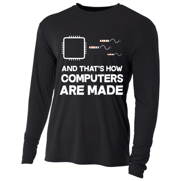Programmer Developer Software Funny Computer Engineering Cooling Performance Long Sleeve Crew