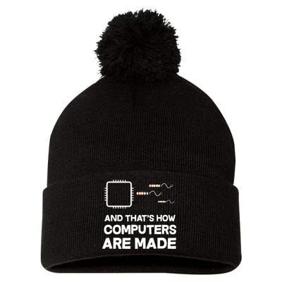 Programmer Developer Software Funny Computer Engineering Pom Pom 12in Knit Beanie