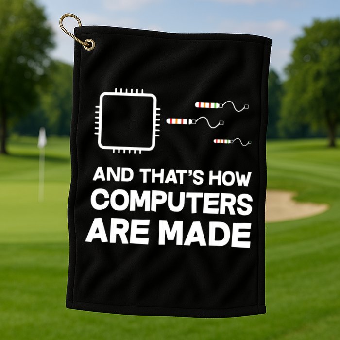 Programmer Developer Software Funny Computer Engineering Golf Towel