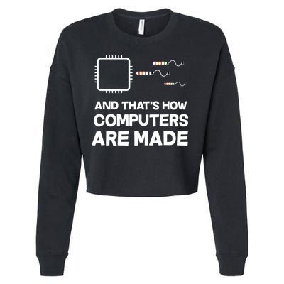 Programmer Developer Software Funny Computer Engineering Cropped Pullover Crew