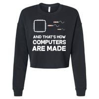 Programmer Developer Software Funny Computer Engineering Cropped Pullover Crew
