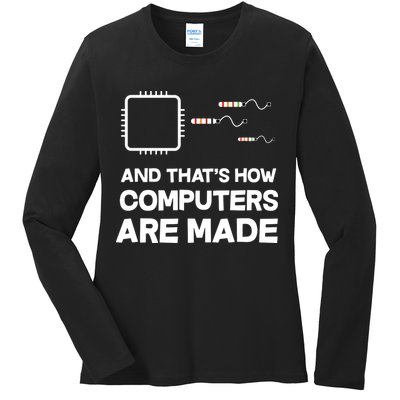 Programmer Developer Software Funny Computer Engineering Ladies Long Sleeve Shirt