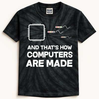 Programmer Developer Software Funny Computer Engineering Kids Tie-Dye T-Shirt