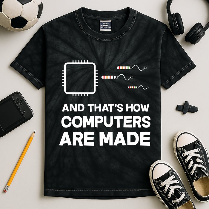 Programmer Developer Software Funny Computer Engineering Kids Tie-Dye T-Shirt