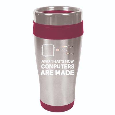 Programmer Developer Software Funny Computer Engineering 16oz Travel Tumbler