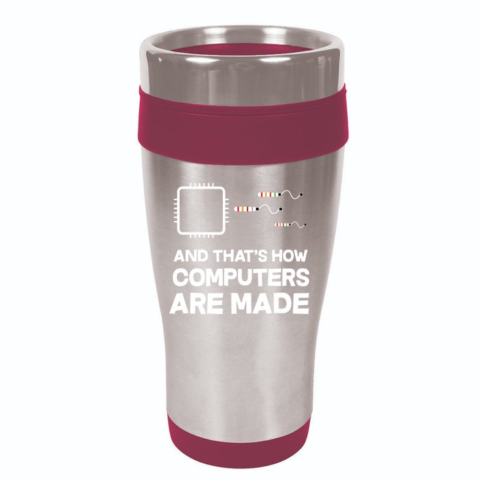 Programmer Developer Software Funny Computer Engineering 16oz Travel Tumbler