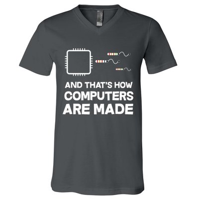 Programmer Developer Software Funny Computer Engineering V-Neck T-Shirt