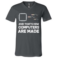 Programmer Developer Software Funny Computer Engineering V-Neck T-Shirt