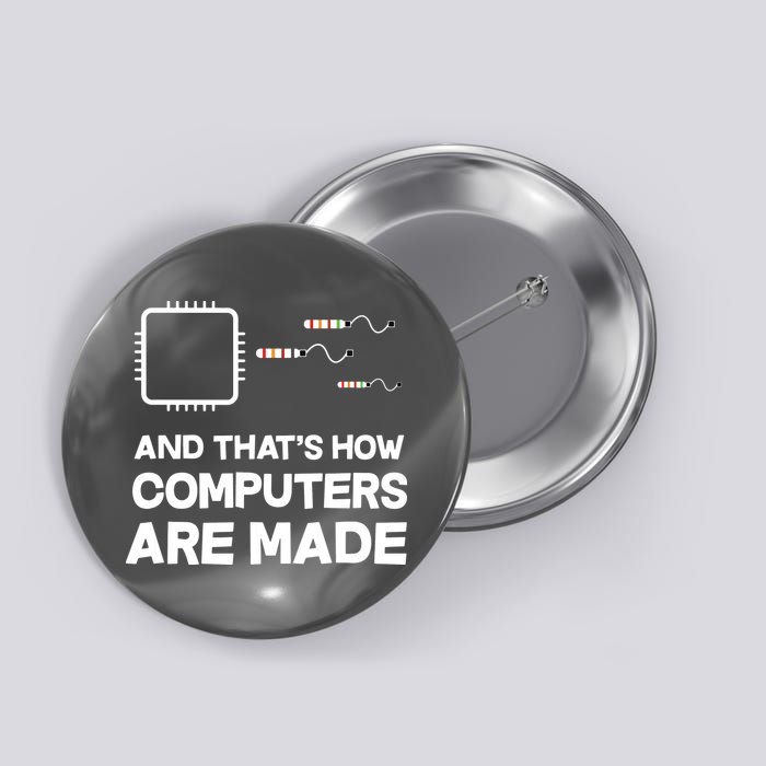 Programmer Developer Software Funny Computer Engineering Button