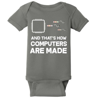 Programmer Developer Software Funny Computer Engineering Baby Bodysuit