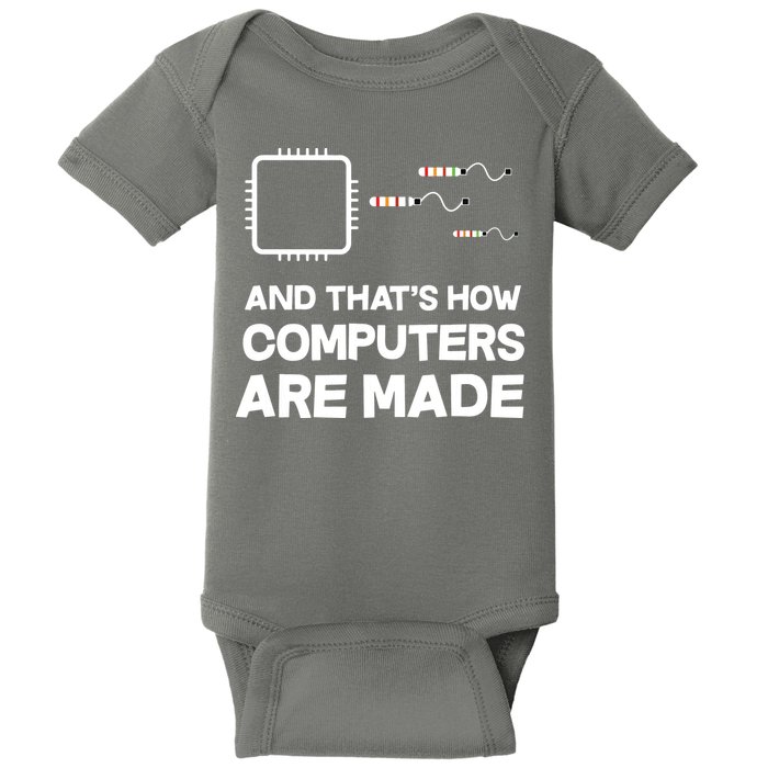 Programmer Developer Software Funny Computer Engineering Baby Bodysuit