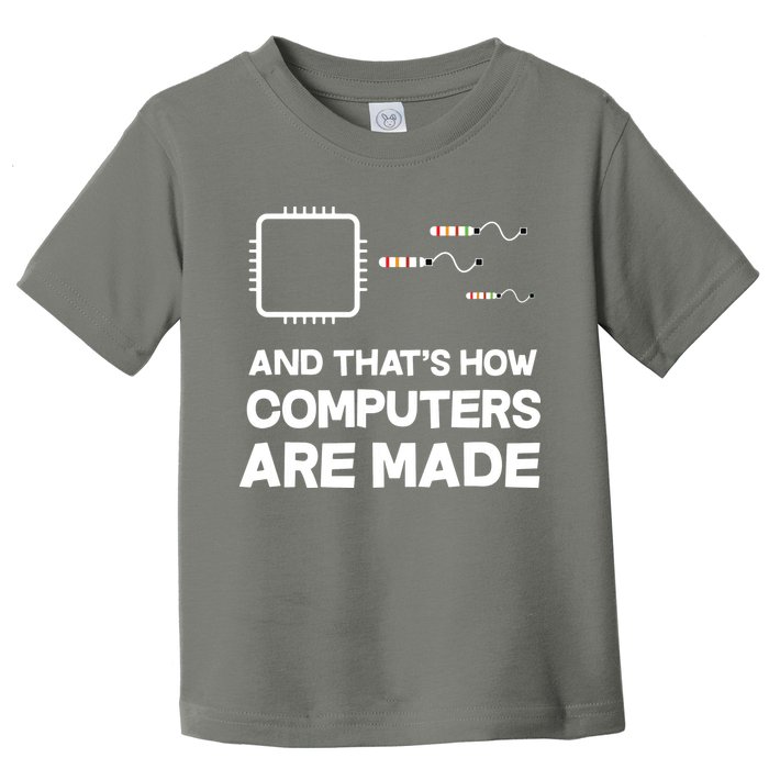 Programmer Developer Software Funny Computer Engineering Toddler T-Shirt