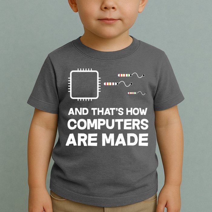 Programmer Developer Software Funny Computer Engineering Toddler T-Shirt