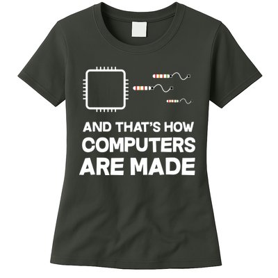 Programmer Developer Software Funny Computer Engineering Womens T-Shirt