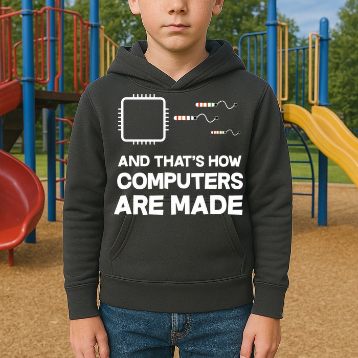 Programmer Developer Software Funny Computer Engineering Kids Hoodie