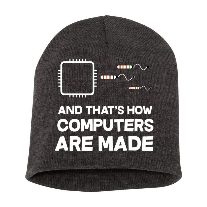 Programmer Developer Software Funny Computer Engineering Short Acrylic Beanie