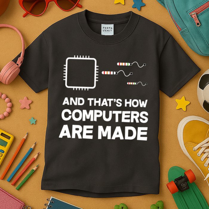 Programmer Developer Software Funny Computer Engineering Kids T-Shirt