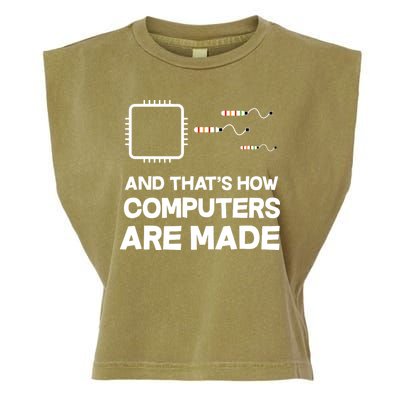 Programmer Developer Software Funny Computer Engineering Garment-Dyed Women's Muscle Tee