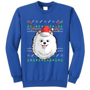 Pomeranian Dog Santa Claus Ugly Christmas Xmas Reindeer Cute Gift Sweatshirt