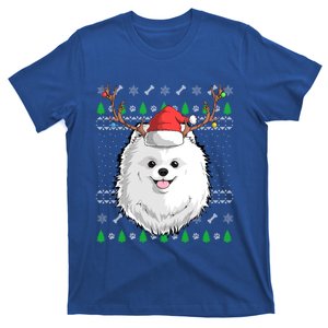 Pomeranian Dog Santa Claus Ugly Christmas Xmas Reindeer Cute Gift T-Shirt