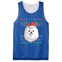 Pomeranian Dog Santa Claus Ugly Christmas Xmas Reindeer Cute Gift Mesh Reversible Basketball Jersey Tank