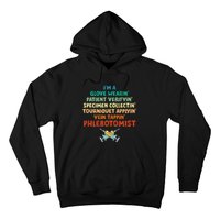 Phlebotomist Definition Syringe Nurse Phlebotomy Hoodie