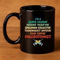 Phlebotomist Definition Syringe Nurse Phlebotomy 11oz C Handle Ceramic Mug