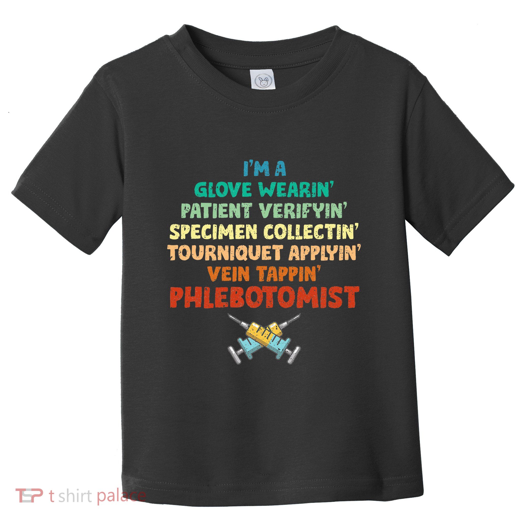 Phlebotomist Definition Syringe Nurse Phlebotomy Toddler T-Shirt