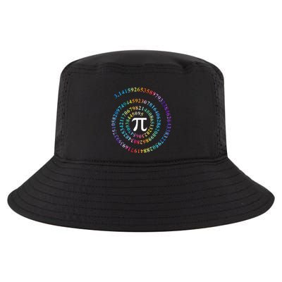 Pi Day Spiral Pi Math Design For Pi Day 3.14 Mathematical Cool Comfort Performance Bucket Hat