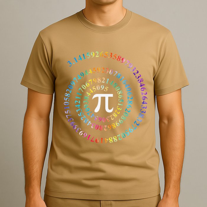 Pi Day Spiral Pi Math Design For Pi Day 3.14 Mathematical T-Shirt