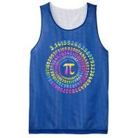 Pi Day Spiral Pi Tie Dye Numbers Math Pi Day 3.14 Mesh Reversible Basketball Jersey Tank