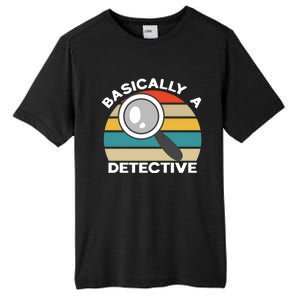 Private Detective Secret Spy Team Basically A Detective Gift Tall Fusion ChromaSoft Performance T-Shirt