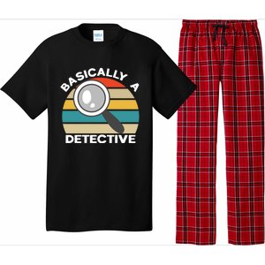 Private Detective Secret Spy Team Basically A Detective Gift Pajama Set