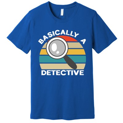 Private Detective Secret Spy Team Basically A Detective Gift Premium T-Shirt