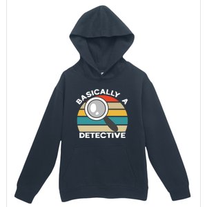 Private Detective Secret Spy Team Basically A Detective Gift Urban Pullover Hoodie