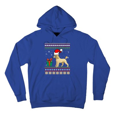 Poodle Dog Santa Hat Ugly Christmas Funny Dogs Lovers Xmas Cool Gift Hoodie