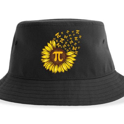 Pi Day Sunflower Floral Flower Sustainable Bucket Hat
