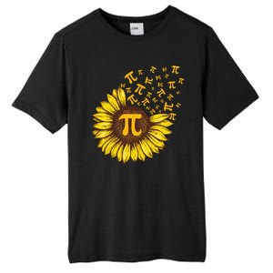 Pi Day Sunflower Floral Flower Tall Fusion ChromaSoft Performance T-Shirt