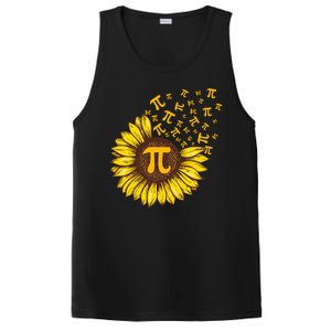 Pi Day Sunflower Floral Flower PosiCharge Competitor Tank