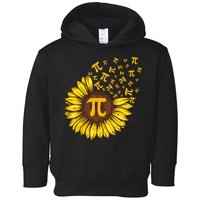 Pi Day Sunflower Floral Flower Toddler Hoodie